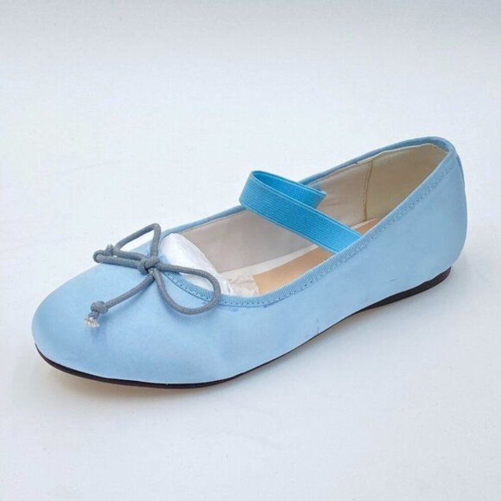 MISS LEFT Women Girls Adorable Closed Round Toe Mary Jane Flats Bowknots Elastic